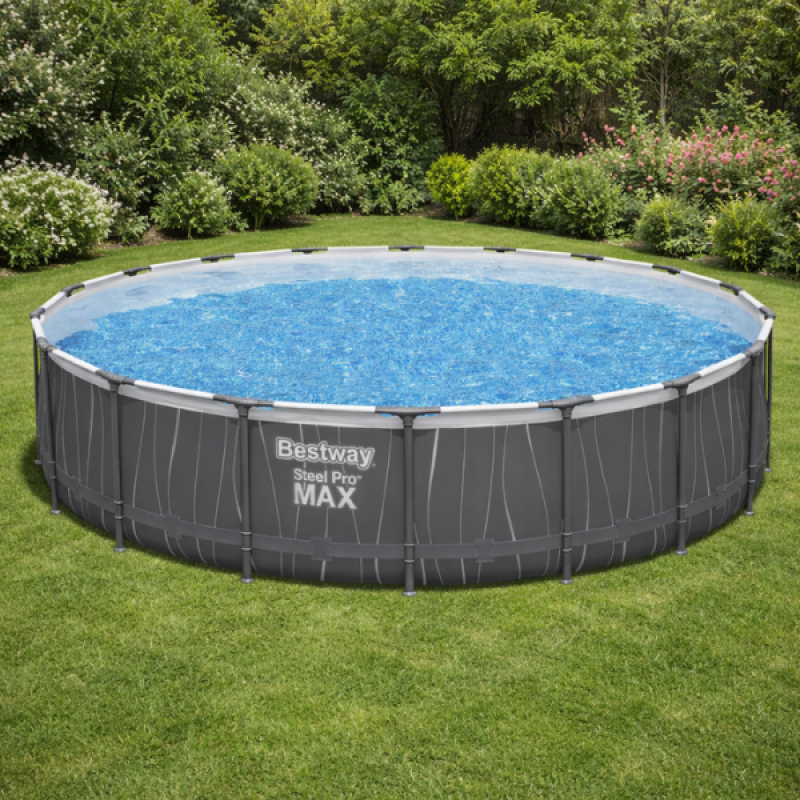 Piscină Bestway STEEL PRO MAX 457х107 cm, 14970L, cadru metalic, LED