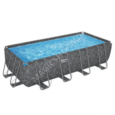 Piscină Bestway dreptunghiulară APX 365™ 549x274x132cm, 16477 L, cadru metalic