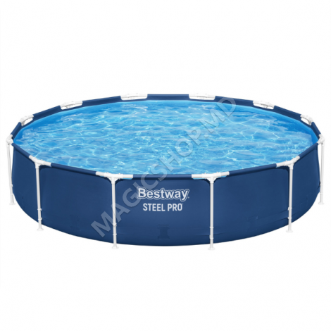Piscină STEEL PRO Bestway 366х76 cm, 6473L, cadru metalic