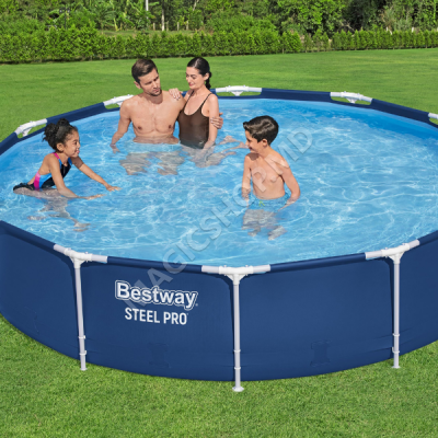 Piscină STEEL PRO Bestway 366х76 cm, 6473L, cadru metalic