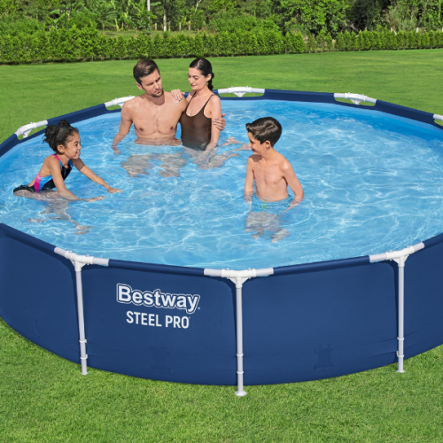 Piscină STEEL PRO Bestway 366х76 cm, 6473L, cadru metalic