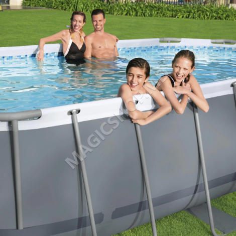 Piscină Bestway STEEL PRO MAX Oval 549x274x122 cm, 13430L, cadru metalic