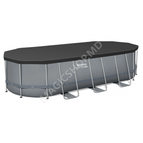 Piscină Bestway STEEL PRO MAX Oval 549x274x122 cm, 13430L, cadru metalic