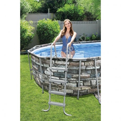 Piscina Power Steel Oval 610х366х122 см, 20241l