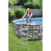 Piscină Bestway Power Steel Ovală 610x366x122 cm, 20241L, cadru metalic