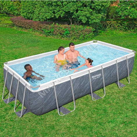 Bestway Бассейн Power Steel 404x201x100cm, 6478Л, метал каркас