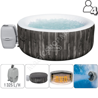 Джакузи СПА Bahamas AirJet 180x66 см, 669 л, 4 человека