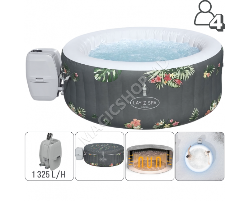Джакузи СПА Bahamas AirJet 180x66 см, 669 л, 4 человека