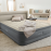 Pat gonflabil “Velur Comfort-Plush” INTEX 152x203x46 cm cu pompă încorporată 220V, până la 272 kg