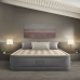 Pat gonflabil “Velur Comfort-Plush” INTEX 152x203x46 cm cu pompă încorporată 220V, până la 272 kg