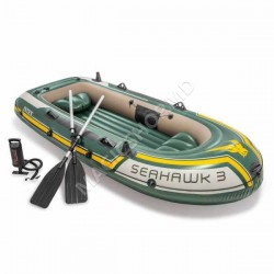 Barcă gonflabilă „Seahawk 3” cu vâsle și pompă, 295x137x43 cm, până la 360 kg