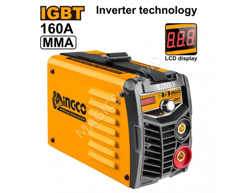 Aparat de sudură cu invertor INGCO ING-MMA16015 160A