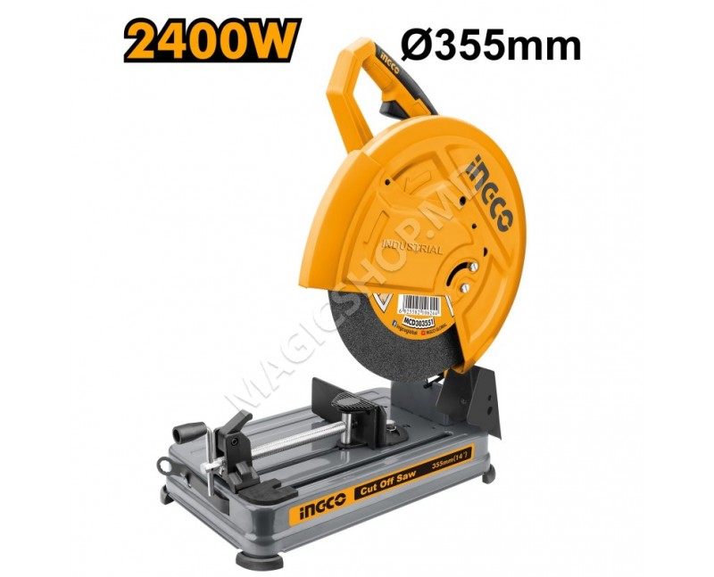 Торцовочная пила по металу 355х25.4мм 2400Вт INGCO COS35568