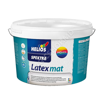 Vopsea lavabila Spektra Latex Mat alb 10L