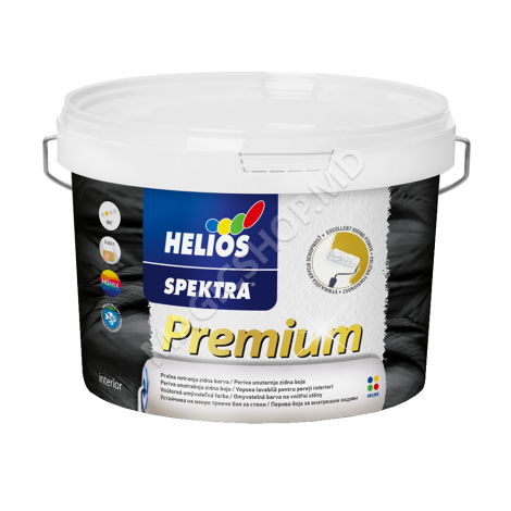 Моющаяся краска Spektra Premium, белая, 10 л