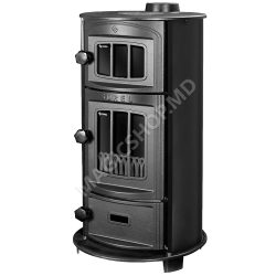 Soba cu șemineu și cuptor Duval EK-5109BL