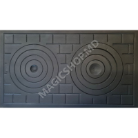 Plita fonta 2 ochi 700x400mm
