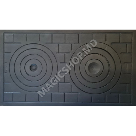 Plita fonta 2 ochi 700x400mm