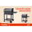 Gratar simplu 58х42.5х82cm BBQ KMCC008B Decakila