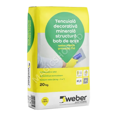 Декоративная штукатурка Weber Min100 Coroed-30 20kg