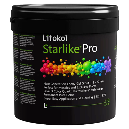 Chit epoxidic-gel Starlike Pro 1-20mm 35 Arenaria 2.5kg - diferite culori