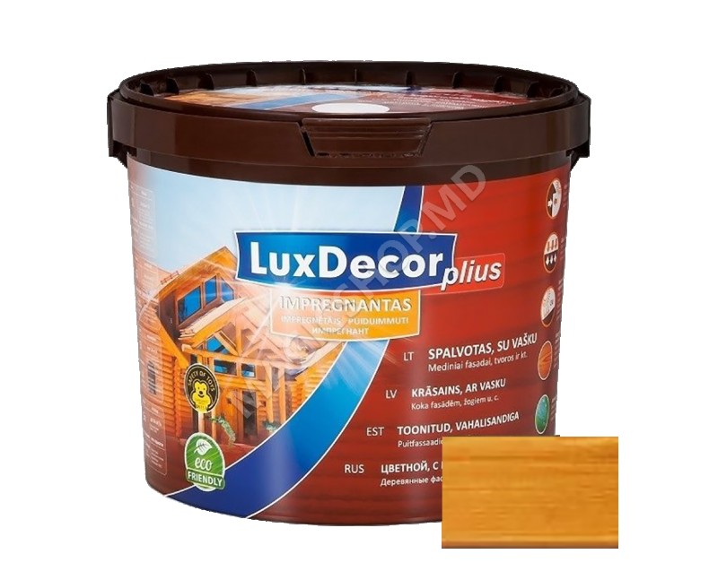 Пропитка для древесины LuxDecor Светлый дуб, 5 л — разные цвета