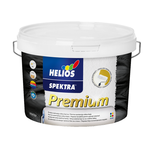 Vopsea lavabila Spektra Premium alb 10L