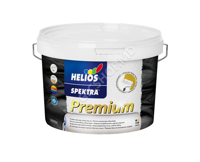 Vopsea lavabila Spektra Premium alb 10L