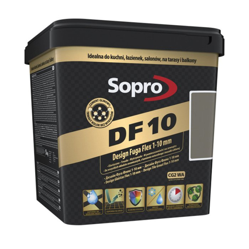 Chit Sopro DF 10 Gri beton №14 2.5kg - diferite culori