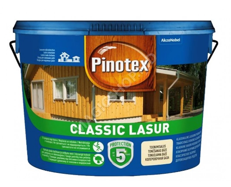Impregnant lemn Pinotex Classic Lasur Tic 10L - diferite culori
