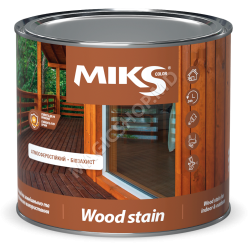 Прозрачный алкидный лак MIKS COLOR, 1,6 кг — различные оттенки