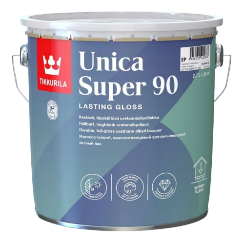 Lac uretan-alchidic yaht Tikkurila Unica Super 90; 60; 20, 2.7L