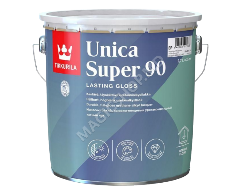 Lac uretan-alchidic yaht Tikkurila Unica Super 90; 60; 20, 2.7L