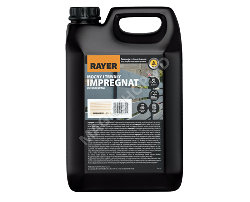 Impregnant lemn Rayer Incolor 5L - diferite culori