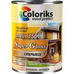 Lac Premium Lazur 350C, 2,5L - diferite nuante