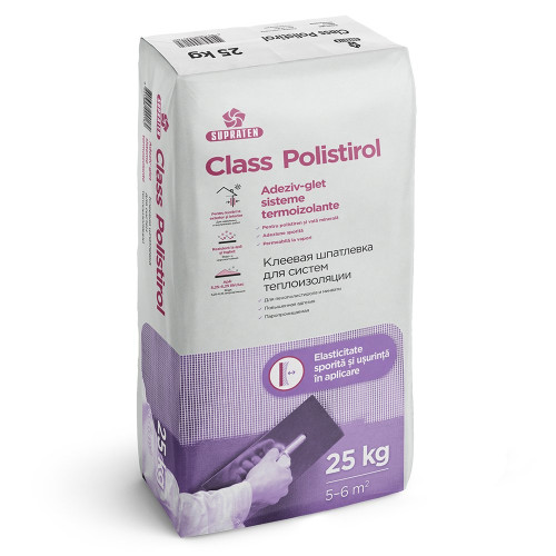 Adeziv pentru sisteme termoizolante CLASS POLISTIROL 25 kg