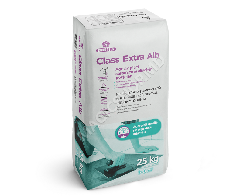 Adeziv Class Extra (gresie, faianță) Alb 25kg