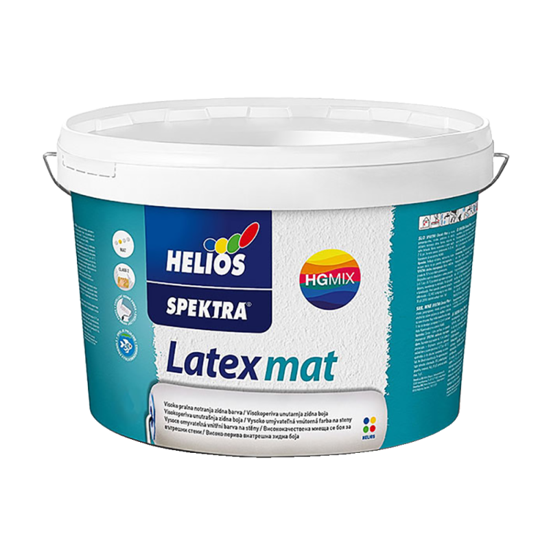 Vopsea lavabila Spektra Latex Mat alb 10L