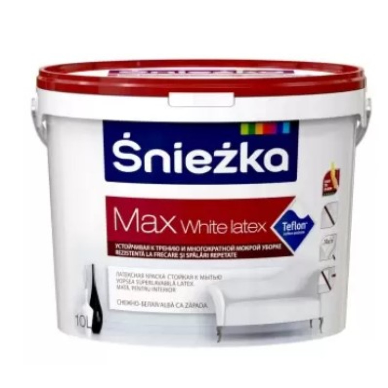 Emulsie interioara alba SNIEZKA MAX White Latex 10L