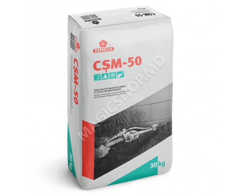 Tencuiala pe baza de ciment CSM-50 30kg