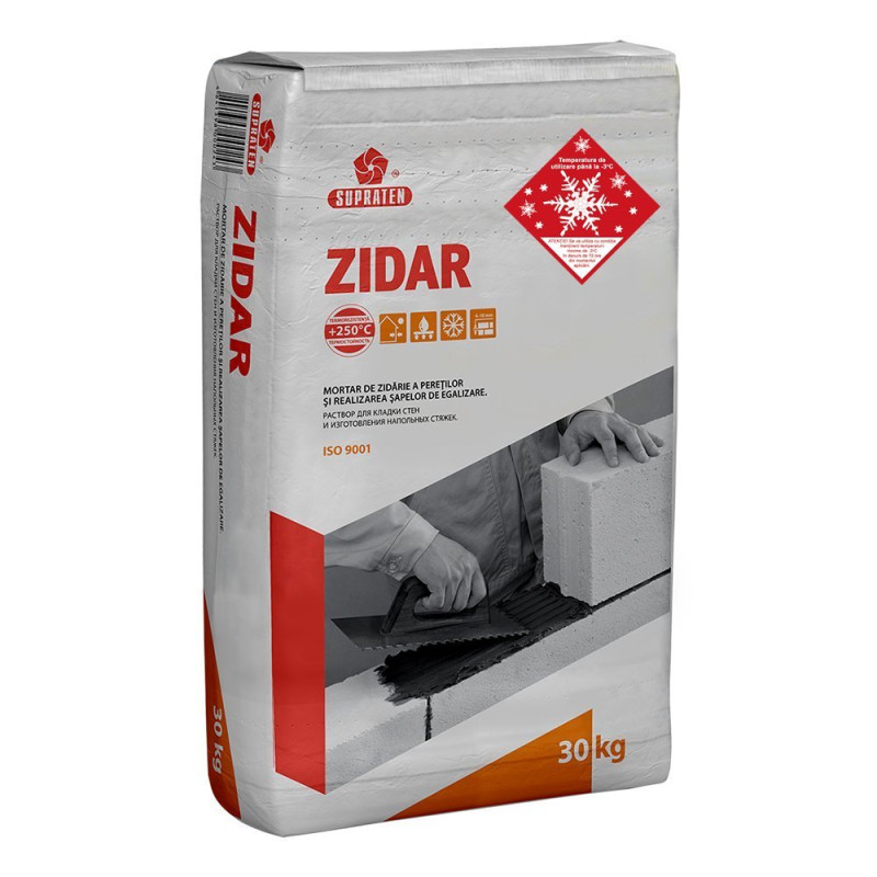 Mortar de zidarie Zidar gri 30kg