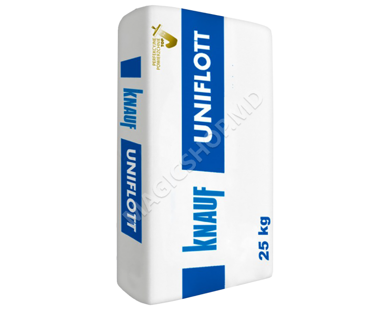 Шпатлевка на основе гипса Uniflott 25кг Knauf