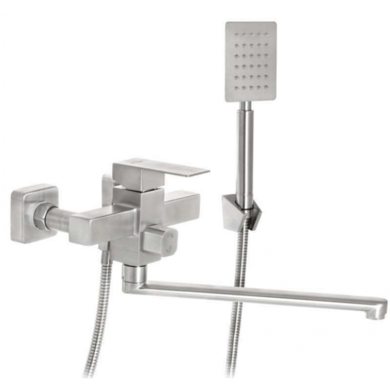 Set de baie Mixxus KUB-006, Otel inoxidabil