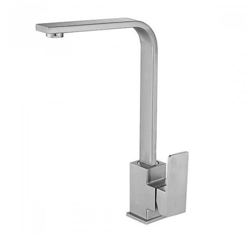 Baterie pentru chiuvetă Mixxus KUB-011, Otel inoxidabil