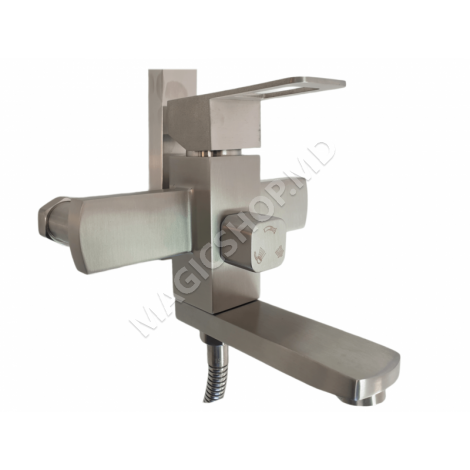 Baterie + coloana dus Mixxus FIT-009-J, Otel inoxidabil