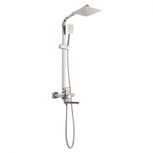 Baterie + coloana dus Mixxus FIT-009-J, Otel inoxidabil