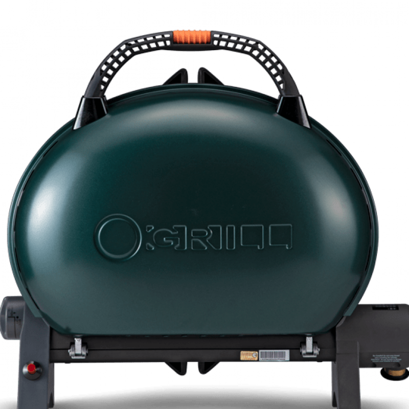 Grătar pe gaz O-GRILL 600T, (green, negru, orange, sur)