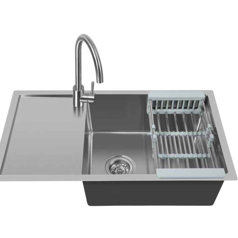 Chiuvetă MIXXUS HM 78x49L-215 SUS 304 (3.0/0.8) 