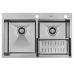 Chiuvetă MIXXUS HM 78x49D-215 SUS304 (3.0/0.8) 