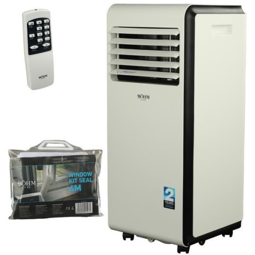 Condiționer portabil BOHM BA-010F + Set KIT Etansare Geam 4m